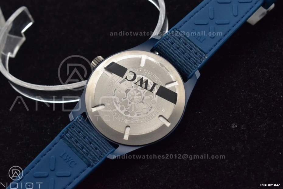 'Laureus Nylon Good' A for TechFriendly Blue on M+F Watch 1199 Sport Blue Pilot Ceramic Strap Best Edition of 0719